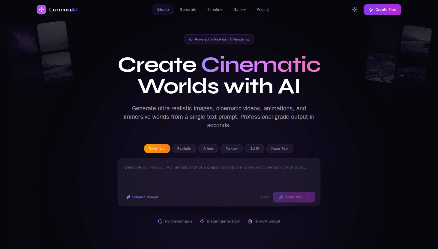 AI Creative Studio Application