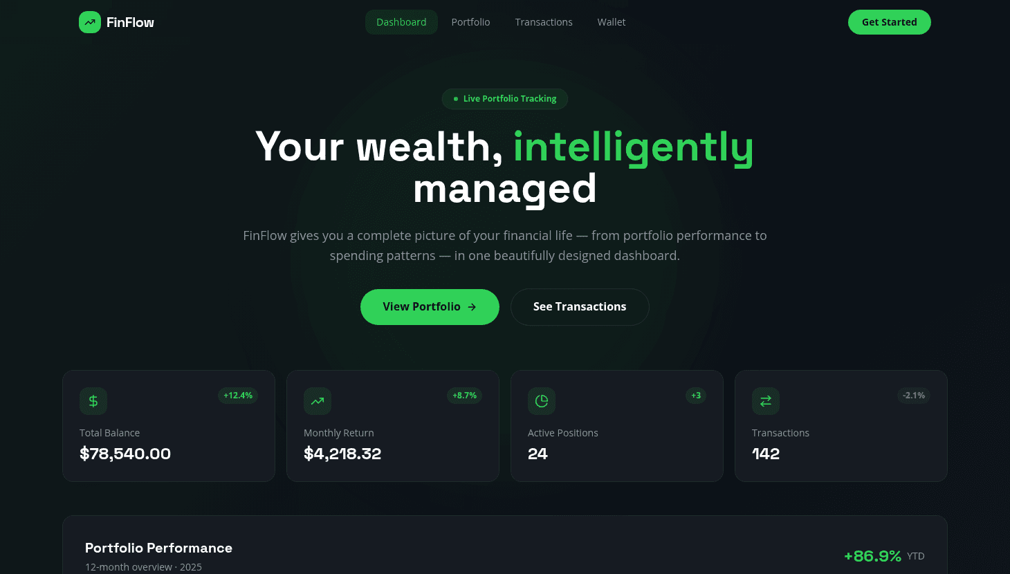 Finance Web App