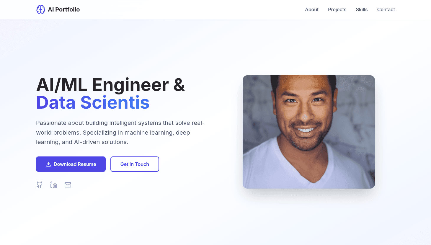 AI/ML Personal Portfolio