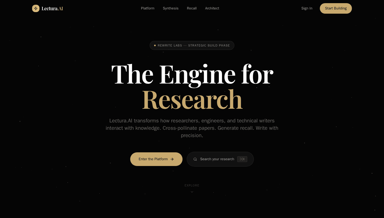 Lectura AI Research Platform