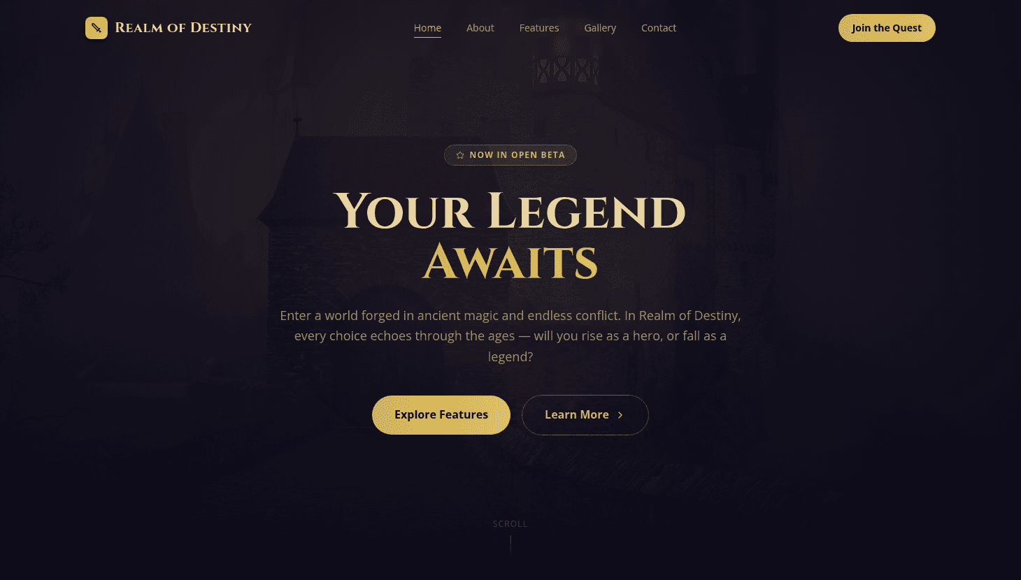 Realm of Destiny Website