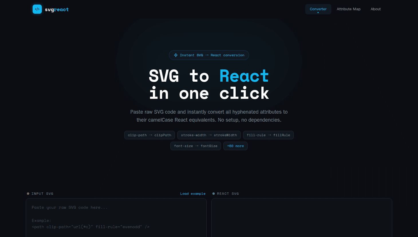 SVG to React Converter