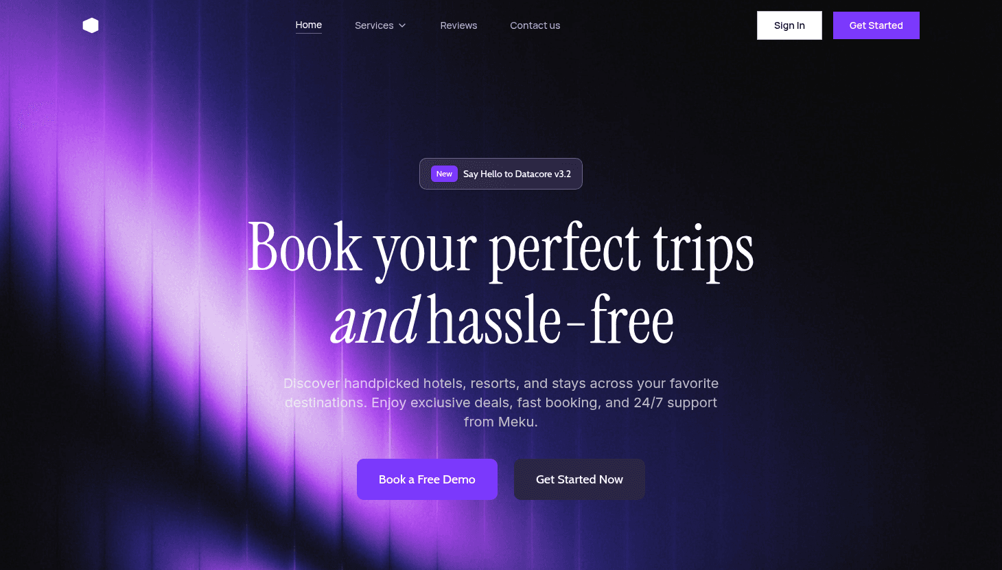 Travel Booking Website Template