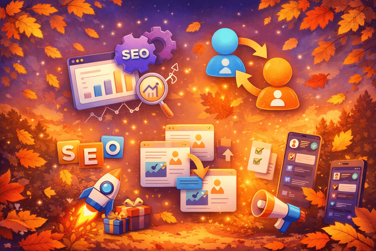 November Updates: SEO Settings, Profile Switcher, Project Duplication and More